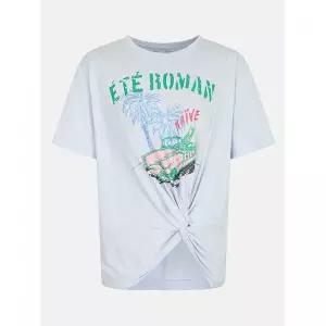 나이스클랍_언발란스 프린트 티셔츠 N232PWT526