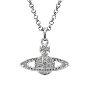 미니 바스 릴리프 실버 여성 목걸이 63020086 02P116 CN