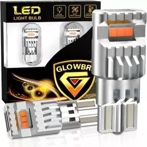 194개의 LED 전구 6개의 SMD 3030 세라믹 램프 비드 168 175 T10 2825 W5W 교체 번호판 실내 조명 지도