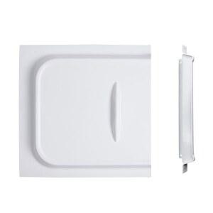 RVGUARD RV 스크린 도어 슬라이드, 슬라이드 스톱이 있는 12개의 u201D 패널, RV, 캠핑카, 여행 트레일러, OEM 교체용 u2019s 장착, 흰색