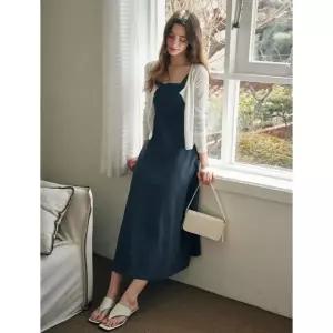 GENERALIDEA 슬리브리스 플레어 롱 원피스 [NAVY] / WBE1L15502 103740