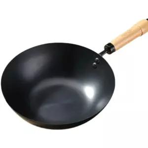 볶음팬 중화웍 후라이팬 철팬 질화철 무코팅 웍팬 인덕션용 가정용 논슬립 손잡이