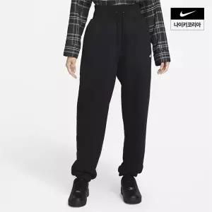 매장정품 NIKE 나이키 브랜드관 여성 하이웨이스트 오버사이즈 플리스 스웨트팬츠 DQ5888-010 1385307