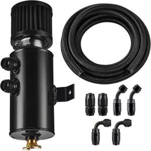 이블 에너지 10AN 오일 캐치 캔 연료 라인 키트가 있는 브리더 탱크 나일론 땋은 CPE 10FT