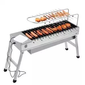 양꼬치 그릴 테이블 고기 장작 구이 단품 숯불 꼬치 기계