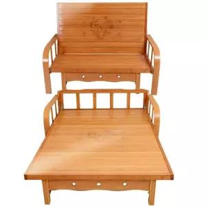 접이식 대나무 침대 낮잠 마당 가정용 베드 원룸 폴딩 소파