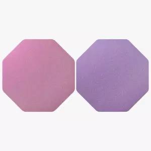 티 금속 보라 코스터 팔각 핑크