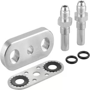 커스텀 브레이드 호스 세트 551121-6AN용 6L80E 6L90E 8L90E용 개스킷 피팅이 장착된 변속기 쿨러 라인