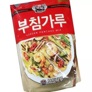 백설 부침가루 2kg 업소용 대용량 튀김