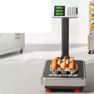 업소용 전자저울 벤치 40X50 택배 흑색 체중계 측정기 화물 대형 스테인리스