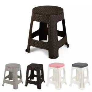 행사용 편의점 플라스틱 포장마차 의자 스툴 4개