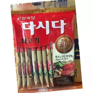 백설 일회용 쇠고기 다시다 골드 12T 4개 업소용 조미료