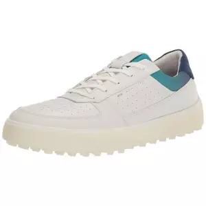 ECCO 남성용 트레이 하이드로맥스 방수, 화이트/화이트/블루 깊이/캐리비안