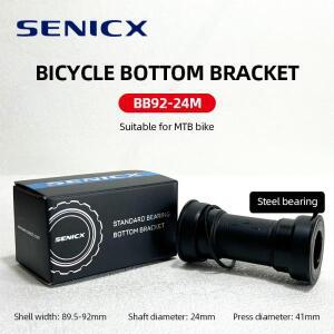 SENICX 산악 하단 브래킷, 시마노 BB 베어링 스틸 자전거 도구, Mtb 프레스 핏 크랭크셋, 24mm 프레임 부품