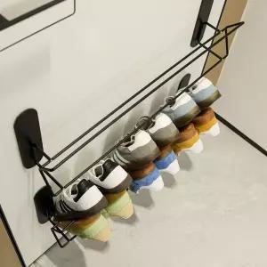 신발 걸이 현관 신발장 실내화 복도 수납 출입문 무타공 벽걸이