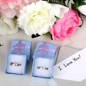 ( )선물포장 돌반지함 반지케이스 퍼플