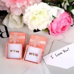 ( )선물포장 돌반지함 반지케이스 핑크