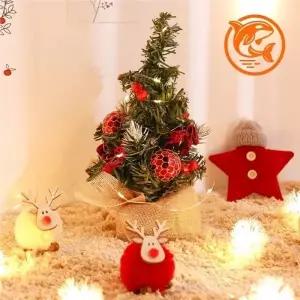 ( )테이블 장식용 크리스마스 전구 미니 실내 인테리어 소품