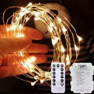 (사이즈 5m50구)크리스마스 인테리어 LED 방수 미니 줄 와이어 전구