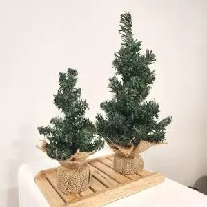 (사이즈 소형(높이20CM))탁상용 미니 크리스마스 트리 장식품