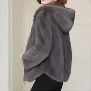 여성 페이크퍼 털 후드 자켓 따뜻한 겨울 연말룩 3색