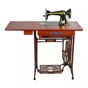 옛날 책상재봉틀 수동 오버로크 테이블 미싱기 재봉기 페달 우드 A타입
