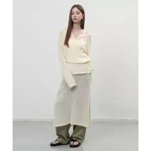 GENERALIDEA 울 시스루 레이어드 원피스 [CREAM] / WBE3L15501 103701