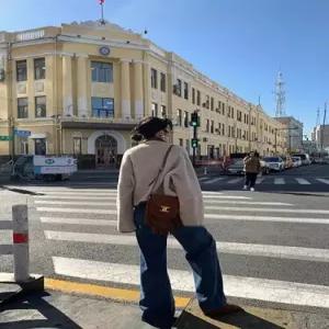 엘럽 여사친 모피 코트 털가죽 일체형 양면 세무 도톰 숏 톱 원템1