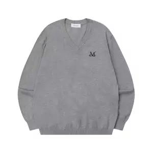 MUCENT 에버그린 브이넥 니트 남녀공용 (2컬러) 103697