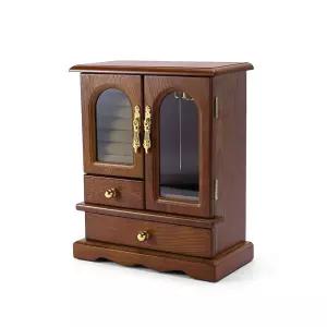 원목 엔틱 악세서리 보관함 걸이 반지 서랍장 빈티지 보석함