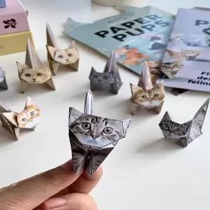 워리픽 고양이종이접기 재미있는 강아지 동물 3D 만들기