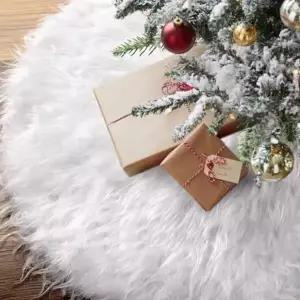 트리 스커트 크리스마스 데코 바닥매트 털포근 받침용