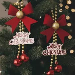 ( )크리스마스 구슬 리본 트리 오브제