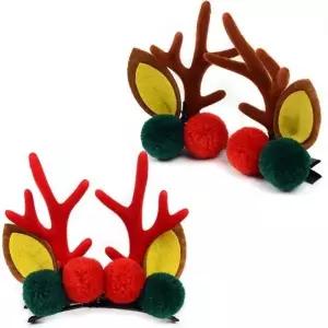 ( )루돌프 장식 머리핀2P 크리스마스 머리핀 헤어장식