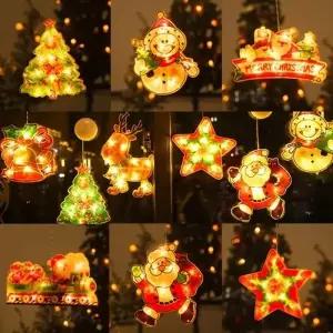 담을고 크리스마스 창문 흡착식 LED 인테리어 조명 무드등 오너먼트