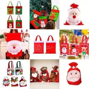 크리스마스 산타 루돌프 가방 선물 주머니 종합 종합