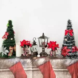 기회공작소 크리스마스 미니 꼬깔 트리 사무실 식당 집 카페 크리스마스 인테리어 소품