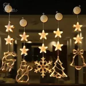 크리스마스조명 LED 창문 트리 전구 조명 무드등 창문트리 오너먼트