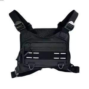 옥글로벌 배달 오토바이 초경량 방수 포켓 라이더 조끼 블랙