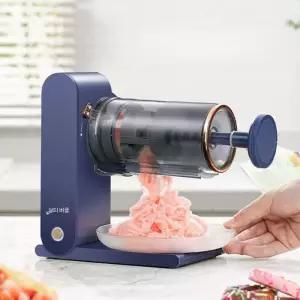 빙수 기계 가정용 팥빙수 빙수기 자동 수동 우유 빙수기계 얼음