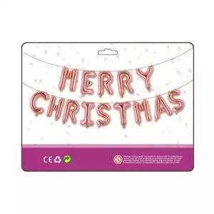 ( )SelM 메리 크리스마스 로즈골드 merry christmas 풍선 가랜드 가렌더