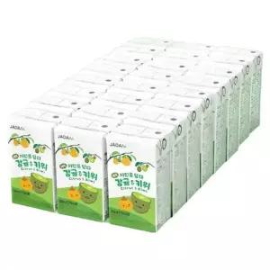 자담 제주그대로 감귤키위 125ml x 24팩/팩/음료수/과일/주스/쥬스