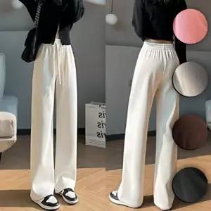 PG-908 골덴바지 코듀로이 가을 겨울 팬츠 밴딩 와이드 기모바지 하이웨이스트