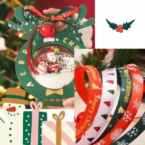 개미물류 크리스마스 포장리본 장식 선물포장 트리 오너먼트 리본끈 답례품