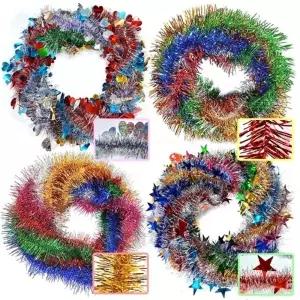 크리스마스 모루 트리장식 츄리모루 10줄 홍콩모루 철사모루 별 하트