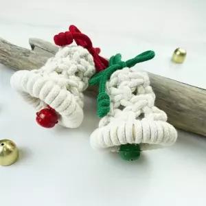 크리스마스 마크라메 종 도어벨 만들기 DIY 키트