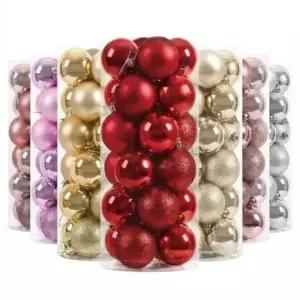 유광 무광 글리터 믹스 미니 오너먼트 볼 크리스마스 트리 장식용 3cm 24입