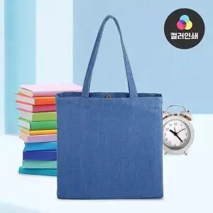데님 에코백 M자형 350