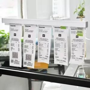 [문구/오피스] 알루미늄 메모 정리 홀더 벽걸이 메모지 고정 홀더 점착식 사무실