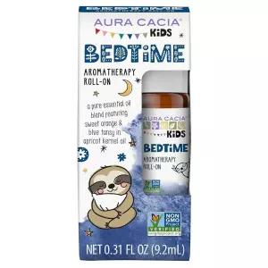 Aura Cacia Kids Bedtime Roll-On - 루틴을 위한 라벤더 시트러스 및 유향이 함유된 부드러운 에센셜 오일